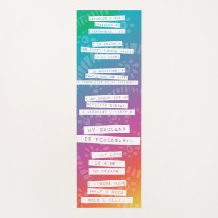 Tapis De Yoga Rainbow Chakras Minutieux Méditation Mantra Reiki