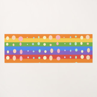 TAPIS DE YOGA RAINBOW DOT STRIPES