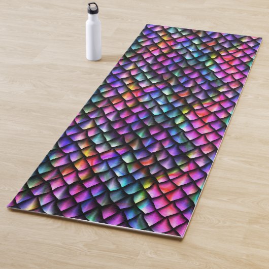 Tapis De Yoga Rainbow Dragon Scales Yoga Mat (En situation)