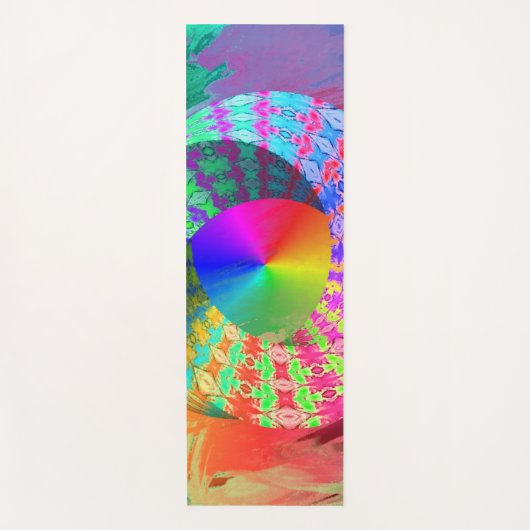 Tapis De Yoga Rainbow Fluid Pour LGBT Gay pride (Devant)