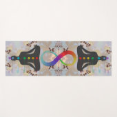 Tapis De Yoga Rainbow Infinity Chakra Yogi Corps Astral Yoga Mat (Devant (Horizontal))