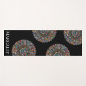 Tapis De Yoga Rainbow Mandalas Mandala Relaxation Pilates (Devant (Horizontal))