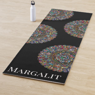 Tapis De Yoga Rainbow Mandalas Mandala Relaxation Pilates