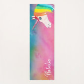 Tapis De Yoga Rainbow Unicorn Yoga Mat (Devant)