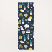 Tapis De Yoga Rainy Day Gnomes Rainbow Kids (Dos)
