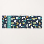Tapis De Yoga Rainy Day Gnomes Rainbow Kids (Devant (Horizontal))