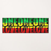 Tapis De Yoga Rasta One Love (Devant (Horizontal))