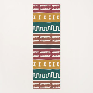 Tapis De Yoga Rastafarienne africaine en tissu boueux