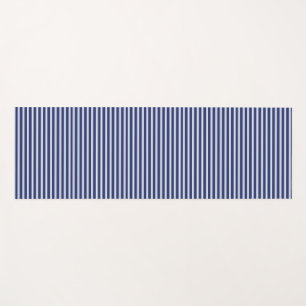 Tapis De Yoga rayé bleu