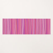 Tapis De Yoga Rayures Abstraites Flush Springtime (Devant (Horizontal))