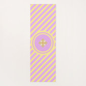 Tapis De Yoga Rayures de mode et diamant (Dos)
