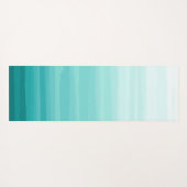 Tapis De Yoga rayures vert ombre Yoga Mat (Dos (Horizontal))