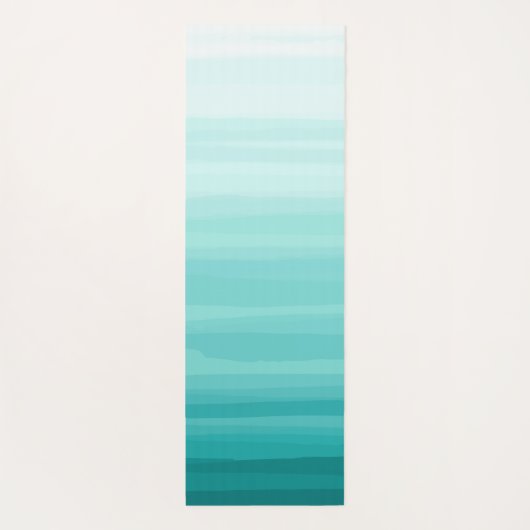 Tapis De Yoga rayures vert ombre Yoga Mat (Dos)