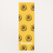 Tapis De Yoga Realistic Minimal Sunflower Pattern Custom Apron (Devant)