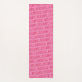 Tapis de Yoga - REBEL (Devant)