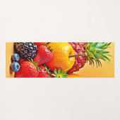 Tapis De Yoga Récolte Fruitée Fraîche : Conception de Récolte de (Dos (Horizontal))