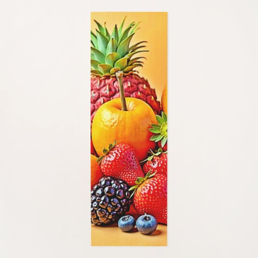 Tapis De Yoga Récolte Fruitée Fraîche : Conception de Récolte de (Devant)