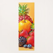 Tapis De Yoga Récolte Fruitée Fraîche : Conception de Récolte de (Dos)