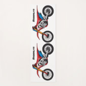 Tapis De Yoga Red dirt bike motorcycle  (Devant)