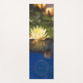 TAPIS DE YOGA RÉFLEXION DES FLEURS LOTUS DE LA PERFECTION (Devant)