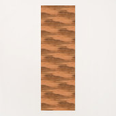 Tapis De Yoga Regard du bois de grain d'eucalyptus naturel (Devant)