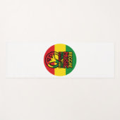 Tapis De Yoga Reggae and Peace Symbol with positive quotes (Devant (Horizontal))