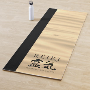 Tapis De Yoga Reiki 霊 気 Japonais Calligraphic Life Energy