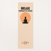 Tapis De Yoga Relax Funny Buddha Quote (Devant)
