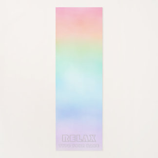 TAPIS DE YOGA RELAXER PASTEL RAINBOW YOGA MAT