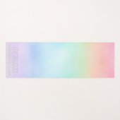TAPIS DE YOGA RELAXER PASTEL RAINBOW YOGA MAT (Devant (Horizontal))
