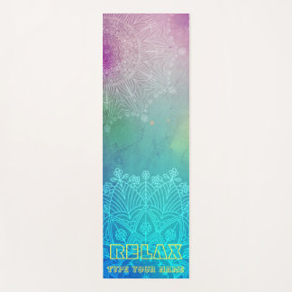 TAPIS DE YOGA RELAXER PURPLE BLUE MANDALA YOGA MAT
