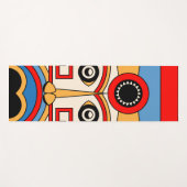 Tapis De Yoga religion tiki (Devant (Horizontal))