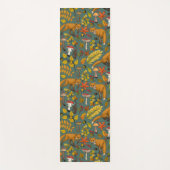 Tapis De Yoga Renard d'automne sur pin vert (Devant)