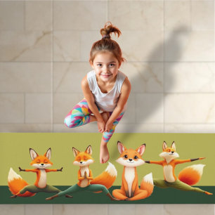 Tapis De Yoga Renards Yoga : Agilité et flexibilité incroyables!