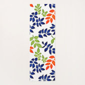 Tapis De Yoga Répétition de la feuille chromatique (Dos)