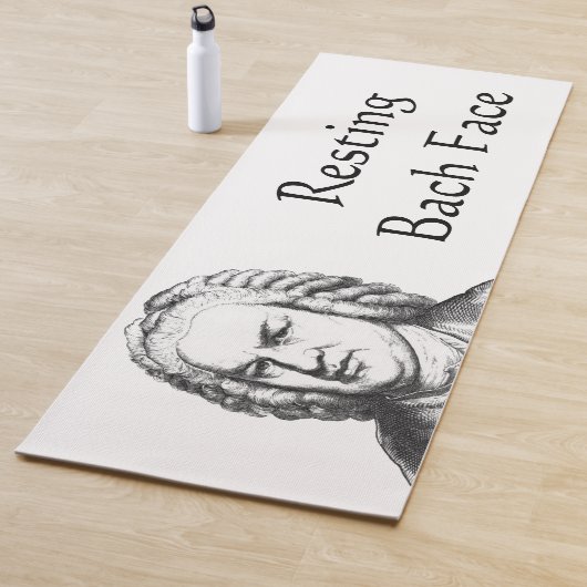 Tapis De Yoga Repose Bach Face Compositeur de musique classique (En situation)