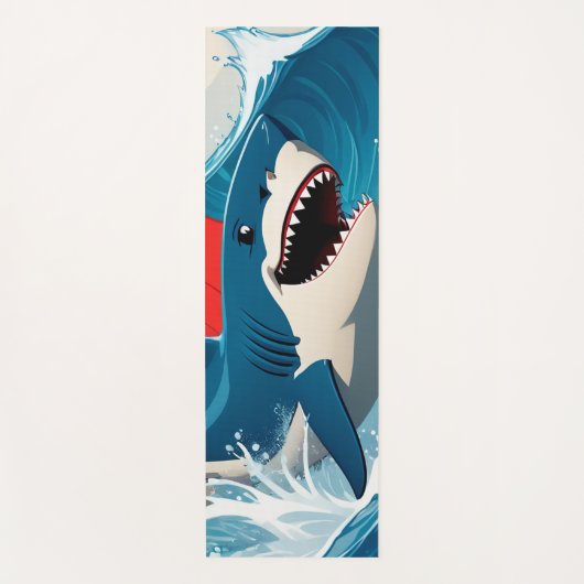 Tapis De Yoga Requin dans l'océan (Devant)