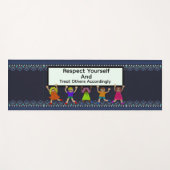 Tapis de yoga Respectez-vous (Devant (Horizontal))