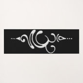 Tapis De Yoga Respiration d'argent (Dos (Horizontal))