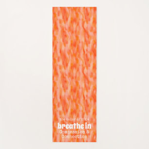 Tapis De Yoga Respire en couleur de la compassion et de la conne