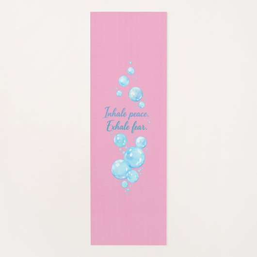 Tapis De Yoga Respirez la paix (Devant)