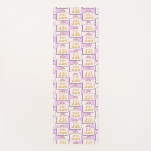 Tapis De Yoga Restez Groovy (Devant)