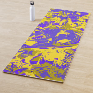 Tapis De Yoga Résumé Sac de carrosserie de Motif jaune exclusif