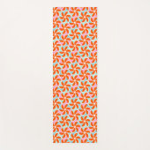 Tapis De Yoga Rétro motif orange de cale (Devant)