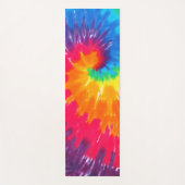 Tapis De Yoga Retro Tie-dye Abstract Pattern (Devant)