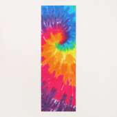 Tapis De Yoga Retro Tie-dye Abstract Pattern (Dos)