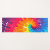 Tapis De Yoga Retro Tie-dye Abstract Pattern (Devant (Horizontal))