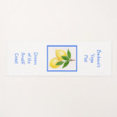 Tapis De Yoga Rêve de la côte amalfitaine CUSTOM (Devant (Horizontal))