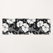 TAPIS DE YOGA RÊVE POLYNÉSIEN (NOIR) (Devant (Horizontal))