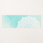 Tapis De Yoga Réveillez-Vous Et Soyez Une Citation Incroyable |  (Devant (Horizontal))